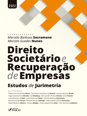 cover image of Direito Societário e Recuperação de Empresas